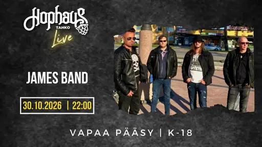 Hophaus Live: James Band – Hophaus Tahko, Kuopio