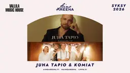 Sydänmailla 2.0 – Juha Tapio & Komiat – Aino Areena, Järvenpää