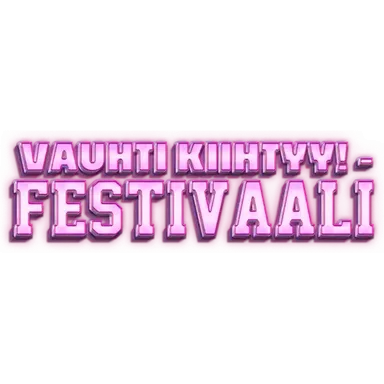 Vauhti Kiihtyy festivaali Tampere logo