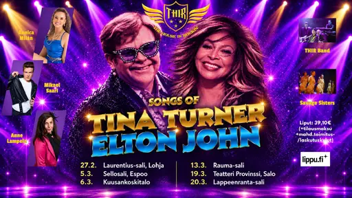 The House Is Rockin: Songs of Tina Turner and Elton John – Sellosali, Espoo