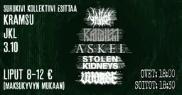 Sukiko esittää: A Stacket Bill of Pörinä and Kolina – Alakulttuuritalo Kramsu, Jyväskylä