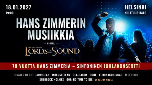 Lords of the Sound – The Music of Hans Zimmer – Kulttuuritalo, Helsinki