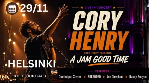 Cory Henry – Kulttuuritalo, Helsinki
