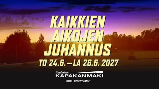 Kaikkien Aikojen Juhannus 2027: 3 Päivää – Kapakanmäki, Tuulos, Tuulos