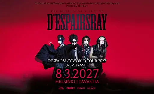 D'espairsRay (JPN) – Tavastia, Helsinki