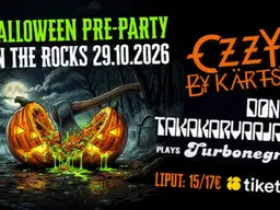 Halloween Pre-Party: Ozzy by Kärtsy, Don & Takakarvaajat plays Turbonegro, DJ Tonto – On the Rocks, Helsinki