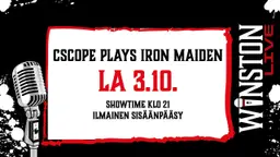 Cscope Plays Iron Maiden || Winston Live, Pori – Winston, Pori