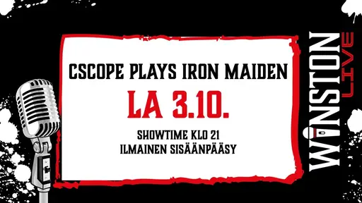 Cscope Plays Iron Maiden || Winston Live, Pori – Winston, Pori