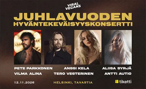 Viral Vegans: Juhlavuoden hyväntekeväisyyskonsertti – Tavastia, Helsinki