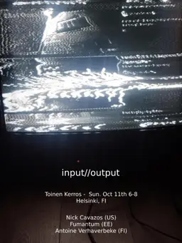 / Input//Ouput – Äänen Lumo / Toinen Kerros, Helsinki
