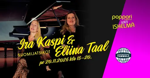 Poppari goes iskelmä: Suomijatsikot – Ira Kaspi ja Eliina Taal – Ravintola Poppari, Jyväskylä