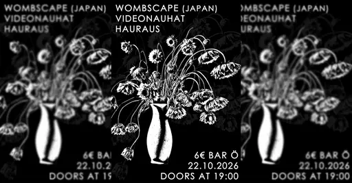 Wombscape (JPN), Hauraus & Videonauhat – Bar Ö, Turku