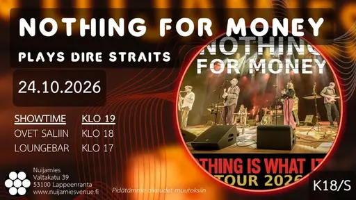 Nothing for Money plays Dire Straits – Nuijamies, Lappeenranta