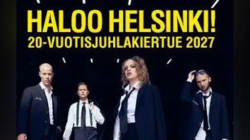 Haloo Helsinki! 20-vuotisjuhlakiertue (Madetojan sali) – Oulun Musiikkikeskus, Oulu