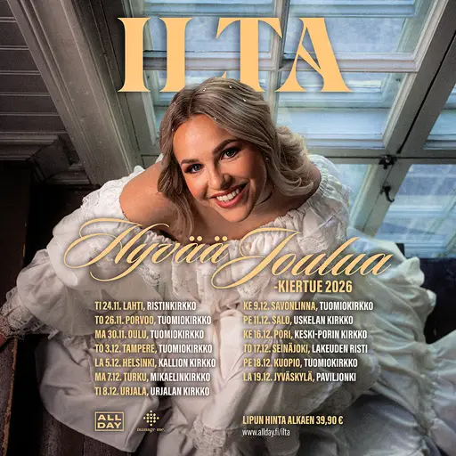 Hyvää joulua – Iltan joulukiertue – Paviljonki Jyväskylä, Jyväskylä