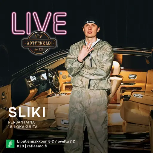 Apteekkari Live: Sliki 16.10. – Apteekkari Kuopio, Kuopio