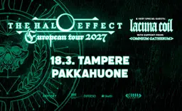 The Halo Effect (SWE) + Lacuna Coil (ITA), Omnium Gatherum – Tullikamari (Pakkahuone & Klubi), Tampere