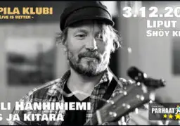 Pauli Hanhiniemi – Mies ja kitara – Toppila Klubi, Oulu