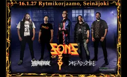 Tribute to Ozzy Osbourne: Sons of Ozzy, Pain Purpose & Dreadspire – Rytmikorjaamo, Seinäjoki