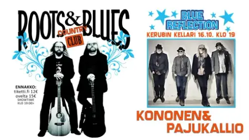 Kononen & Pajukallio, Blue Reflection – Ravintola Kerubi, Joensuu