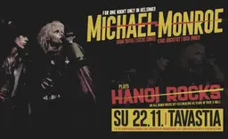 Michael Monroe plays Hanoi Rocks (K-18) – Tavastia, Helsinki