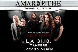 Amaranthe (SWE) + Self Deception, Ankor – Tavara-asema, Tampere