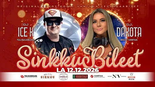 Sinkkubileet - Dj Ice K – Tulisuudelma, Vantaa