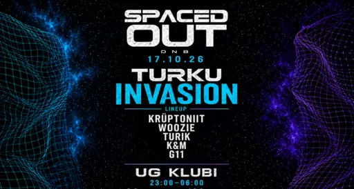 Spaced Out Dnb /Ug – Fuusio Turku, Nirvana / Livesali, Turku