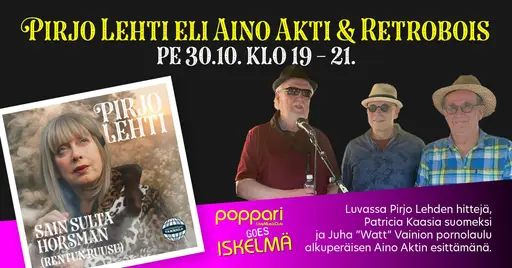 Pirjo Lehti & Retrobois – Ravintola Poppari, Jyväskylä