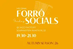 Forró Friday Socials – Jazz Factory, Helsinki