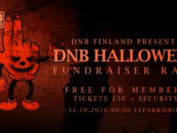 DNB Finland Halloween Rave (klo 00:00) – Lepakkomies, Helsinki