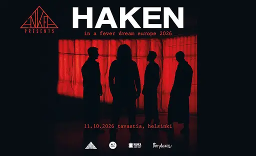 Ankea Presents: HAKEN (UK) – Tavastia, Helsinki