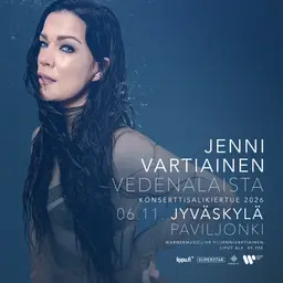 Jenni Vartiainen – Vedenalaista-konserttisalikiertue 2026 – Paviljonki Jyväskylä, Jyväskylä