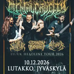 Mental Cruelty (DE) Ov Sulfur (US) Extermination Dismemberment (BY) Arcranius (DE) – Lutakko, Jyväskylä