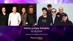 Yölintu + Kake Randelin – PEURUNKA AREENA, Laukaa