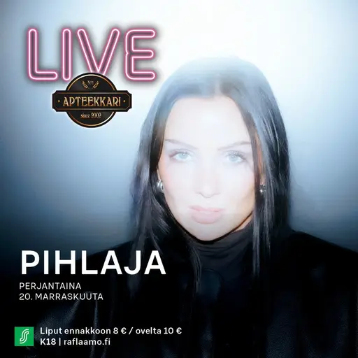 Apteekkari Live: Pihlaja 20.11. – Apteekkari Kuopio, Kuopio