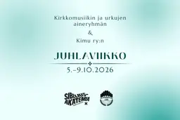 Sibelius-Akatemian kirkkomusiikin konsertti – Johanneksenkirkko, Helsinki