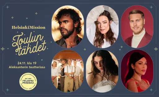 HelsinkiMission Joulun tähdet -konsertti – Aleksanterin teatteri, Helsinki