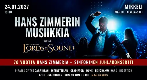 Lords of the Sound – The Music of Hans Zimmer – Konserttitalo Mikaeli, Mikkeli