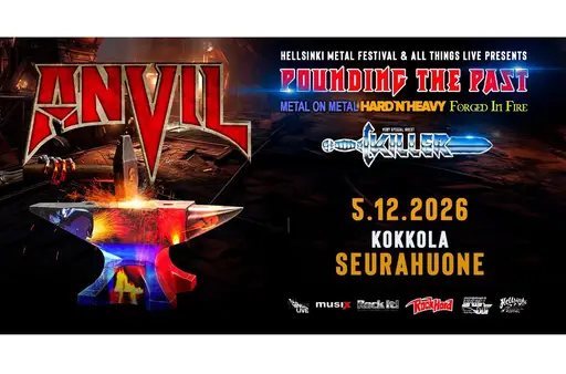 Anvil - Pounding the Past Finnish Tour – Hotel Seurahuone, Kokkola