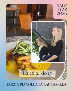 Jazzia pianolla & lautasella – Ravintola Musine, Salo