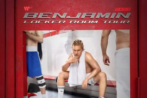 Benjamin- Locker Room Tour 2026 la 24.10.2026 klo 20 Pato Areena – Pato Klubi, Kouvola