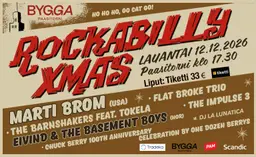 Rockabilly Xmas 2026 – Paasitorni, Helsinki