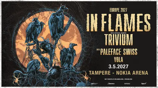 In Flames – European Tour 2027 – Nokia Arena, Tampere