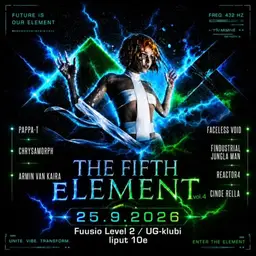 5th element 4.0 /UG – Fuusio Turku, Nirvana / Livesali, Turku