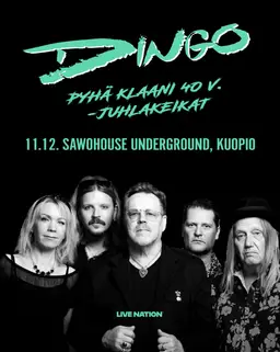 Dingo – Pyhä Klaani 40v – Sawohouse Underground, Kuopio