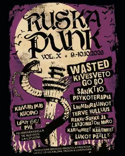 RUSKAPUNK vol X – Kaivuri Pub, Kuopio