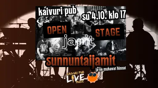 Open Stage Sunnuntaijamit – Kaivuri Pub, Kuopio