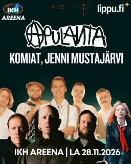 Apulanta, Komiat Ja Jenni Mustajärvi – IKH Areena, Kauhajoki