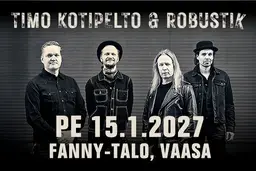 Timo Kotipelto & Robustik – Kulttuuritalo Fanny, Vaasa